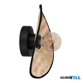 EGLO 44045 Fali E27 40W fekete/bambusz Marywell