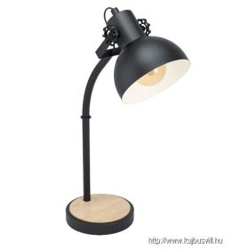 EGLO 44058 Asztali E27 28W fekete/fa Lubenham