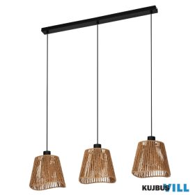 EGLO 44073 Függ E27 3x60Wfk/nat.papírernyLavister