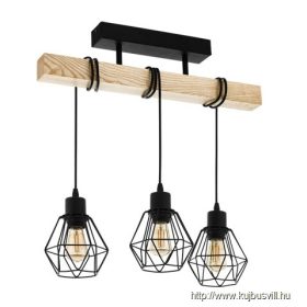 EGLO 44074 Menny. E27 3x60W fk/tölgy Townshend 5