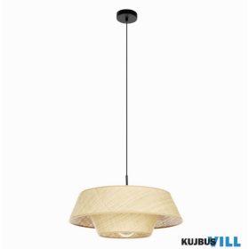 EGLO 44096 Függeszték E27 60W raffia/fek Marford