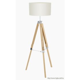 EGLO 44114 Álló E27 60W natúr/króm/bézs Lantada