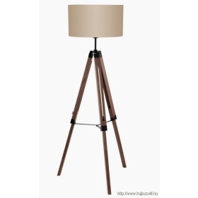 EGLO 44115 Álló E27 60W dió/króm/bézs Lantada