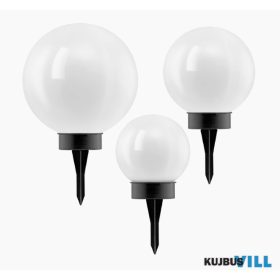 EGLO 48483 Leszúrh.szolár 3db 15+20+25cmműa/fehér