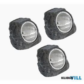 EGLO 48505 Szolár 3db szett 3x4x0,06WLEDszürke kő
