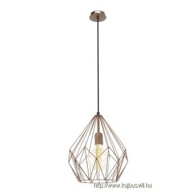 EGLO 49258 Függeszték E27 60W réz színű Vintage