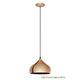 EGLO 49449 Függeszték E27 60W réz színű Hapton