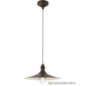 EGLO 49456 Függ.E27 60W 36cm antikbarna Stockbury
