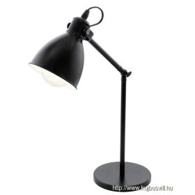 EGLO 49469 Asztali E27 40W fekete Priddy