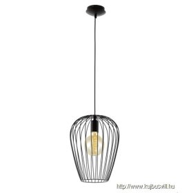 EGLO 49472 Függeszték E27 60W fekete Newtown