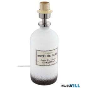 KIFUTÓ EGLO 49604  Asztali E27 40Wviszkisüveg fehRoseddal