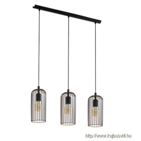 EGLO 49645 Függeszték E273x60Wfekete/rézRoccamena