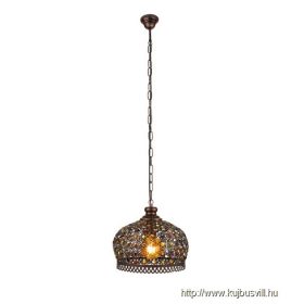 EGLO 49764 Függ.E27 60W33cmavörösréz/színesJadida
