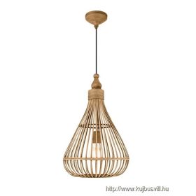 EGLO 49772 Függeszték E27 60W 35cmbambuszAmsfield