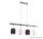 EGLO 49927 TOWNSHEND 2 Függ.E27 4x60W fehér/barna Townshend2