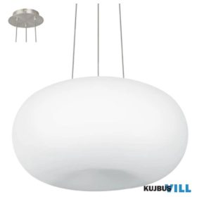 EGLO 86815 Függ.2x60W E27m.nikk/opál Optica 13976