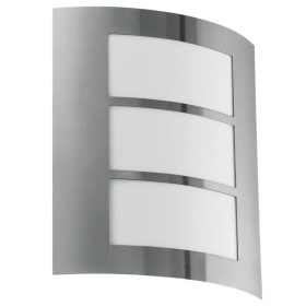 EGLO 88139 Kültéri fali 1x60W E27 nemesacél City