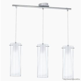 EGLO 89833 Függeszték E27 3X40W króm/fehér Pinto