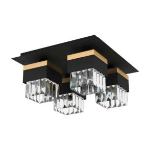 KIFUTÓ EGLO 900302 Menny.4xE14 fek/arany/krist Barrancas