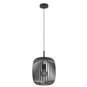 EGLO 900494 Függeszték 1xE27 fekete Romazzina