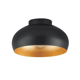 EGLO 900554 Menny.1xE27 Ø280 fekete/arany Mogano 2