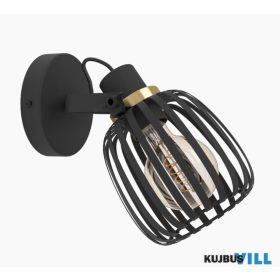 EGLO 900661 Fali/mennyezeti E27 1x40Wfekete Girona