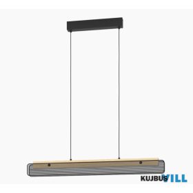 EGLO 900702 LEDZIGRGB/CCTfügg fekete/fa Kokomo-Z