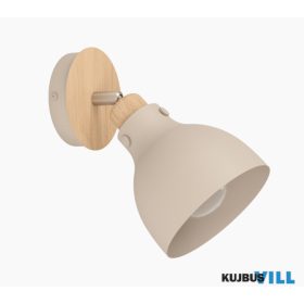 EGLO 900711 Fali E27 1x28W homok/fa Arrecife