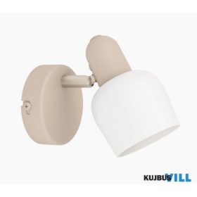 EGLO 900714 Fali E14 1x18W homok/fehér Corato