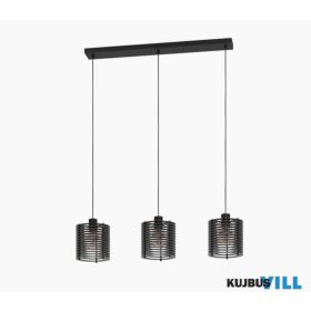 EGLO 900738 Függeszték E27 3x40W fekete Segovia