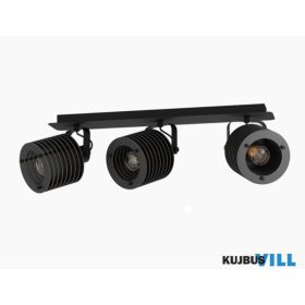 EGLO 900742 Mennyezeti E27 3x40W fekete Segovia