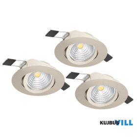 EGLO 900746 LEDbeép.spotØ88 2700K nik 3db Saliceto