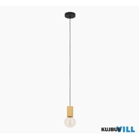 EGLO 900801 Függeszték E27 1x40Wfekete/fa Pozueta1