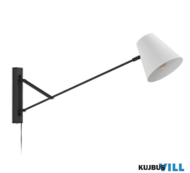 EGLO 900865 Fali E27 1x40W fekete/szürke Forcadet