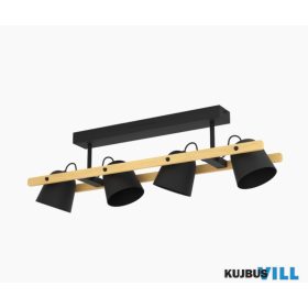 EGLO 900882 LEDRGB/CCT menny/4fekete/fa Hornwood-Z