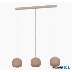 EGLO 900894 Függeszték E27 3x40W tóp/homok Comino