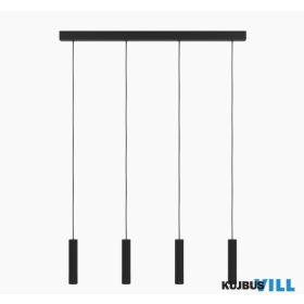EGLO 900906 LEDfüggeszték/4 3000K fekete Almudaina