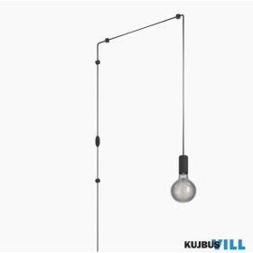 EGLO 900976 Függeszték E27 1x40W fekete Pinetina