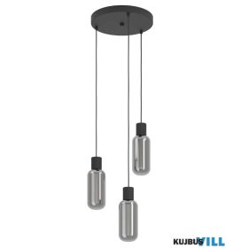 EGLO 901004 Függ. E27 3x4W fk/fa/szürk-átl.Majone