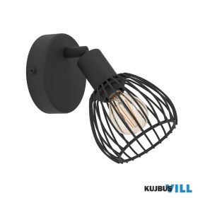 EGLO 901038 Fali/menny szpot E14 40W fek Sonnino