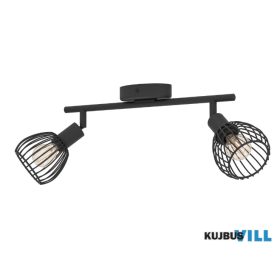 EGLO 901039 Mennyezeti szpot E14 2x40W fek Sonnino