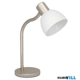 EGLO 901061 Asztali E14 25W m.nikkel/fehér Macere