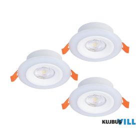 EGLO 901117 LED beépíthető szett/3 Ø98 feh Calonge