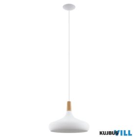 EGLO 901179 Függ.E27 40W 40cm fehér/barna Sabinar