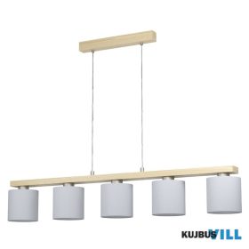 EGLO 901291 Függeszték E27 5x28Wfa/fehér Castralvo