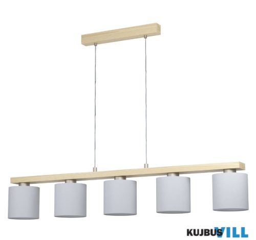 EGLO 901291 Függeszték E27 5x28Wfa/fehér Castralvo