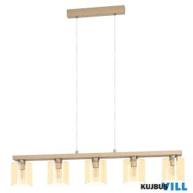EGLO 901292 Függeszték E27 5x28Wfa/amber Castralvo