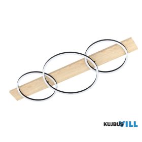EGLO 901717 LED menny 3X12W 3000K fek/tölgy Boyal
