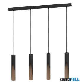 EGLO 901733 LEDfügg GU10 4x4,5W fek/barna Barbotto