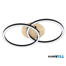 EGLO 901743 LED-ZIG-CCT menny fekete/fa Lomaltas-Z